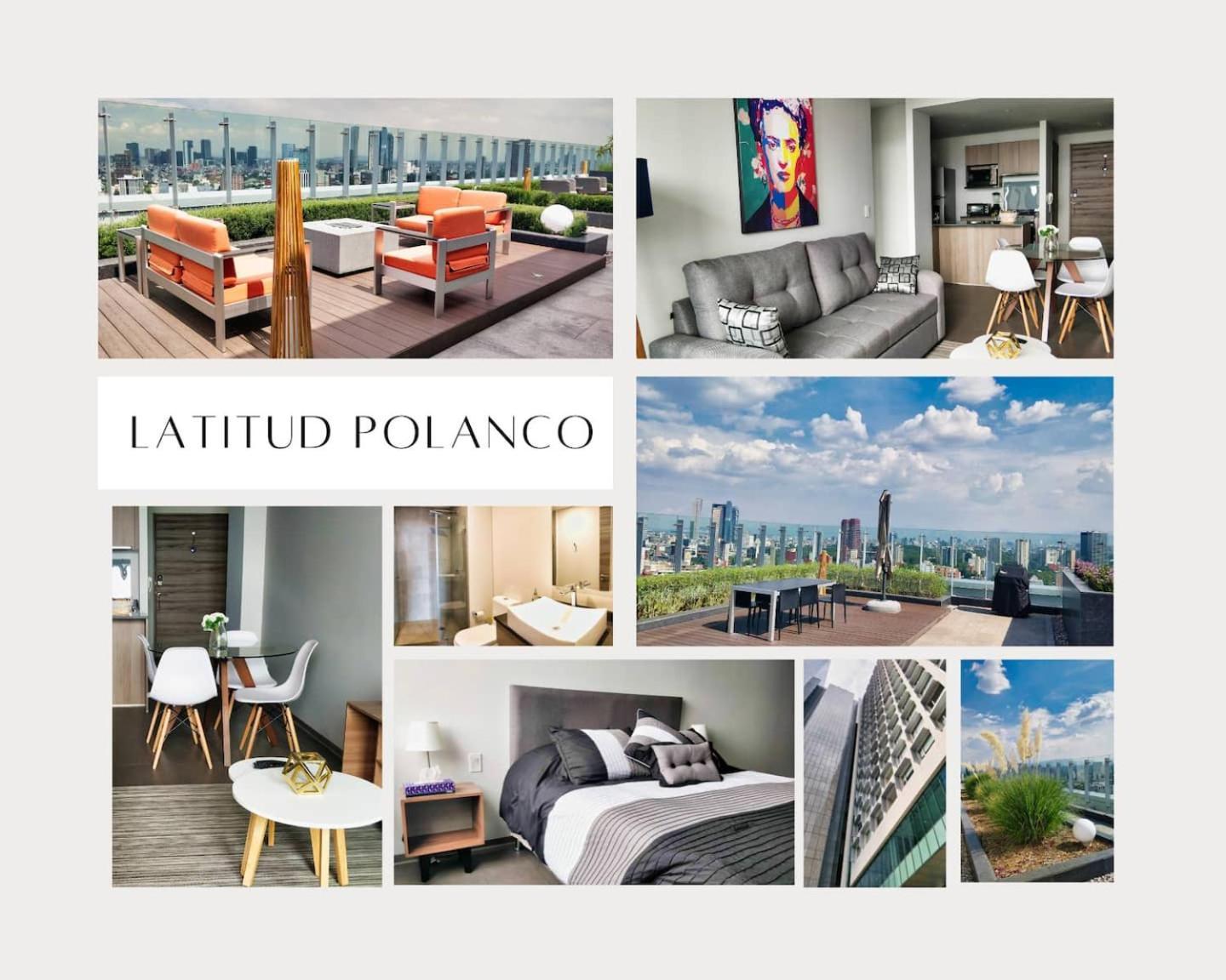 Alluring Views, Luxuriously Appointed In Polanco Mexico City Exteriör bild